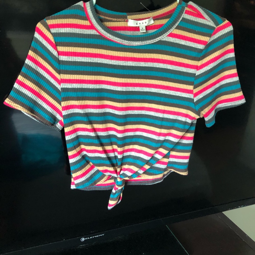 Crop top stripes